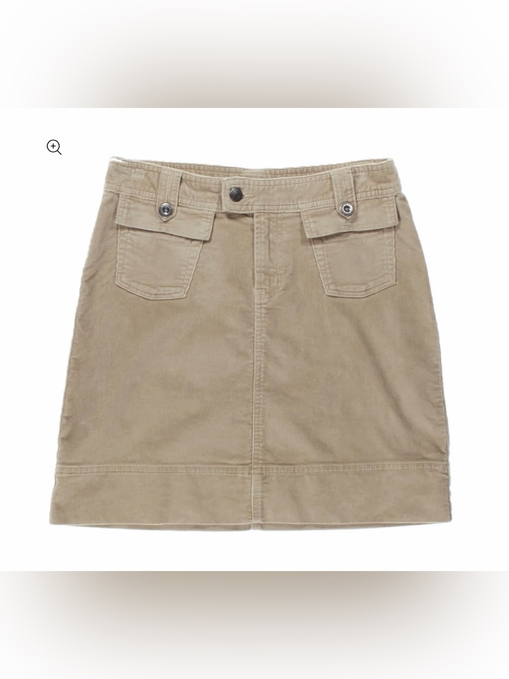 Patagonia Organic Cotton Corduroy Skirt in Retro Khaki Size 10